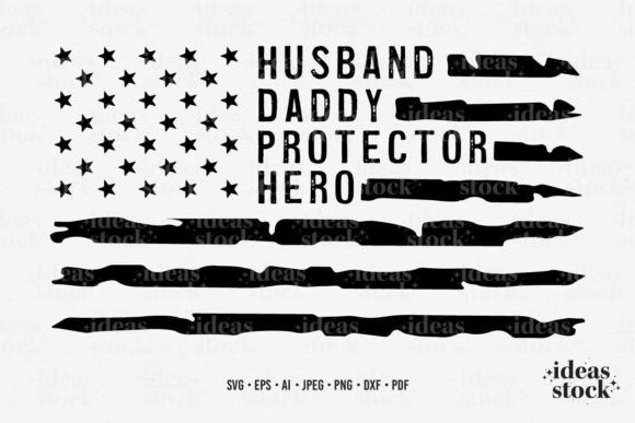 Download Father Svg. Husband Daddy Svg. USA Flag. - Usa Collection