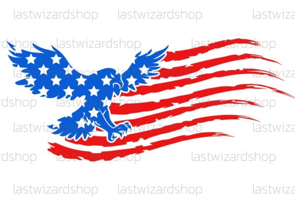 Download Eagle Distressed American Flag Svg, Usa - Usa Collection