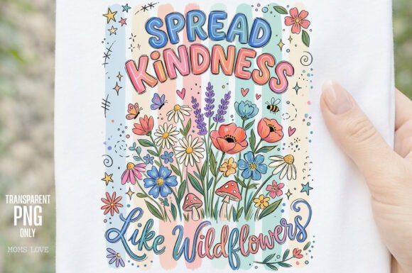 Download Spread Kindness Wildflowers PNG - Kindness Collection