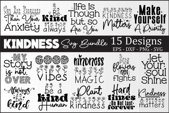 Download Kindness Svg Bundle - Kindness Collection