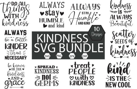 Download Kindness Svg Design Bundle - Kindness Collection