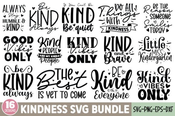 Download Kindness SVG Bundle - Kindness Collection