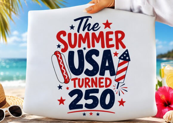 Download USA Turns 250 Patriotic Summer Shirt PNG - Usa Collection